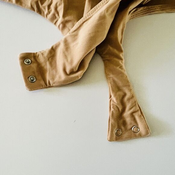 SKIMS Ochre Tan Beige Fits Everybody High Neck Bodysuit - XL - Picture 5 of 6